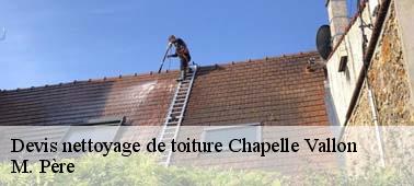 Nettoyage toiture à Chapelle Vallon : s’en remettre à M. Père