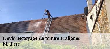 Estimez gratuitement votre projet nettoyage et démoussage toit à Fralignes
