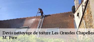 Estimez gratuitement votre projet nettoyage et démoussage toit à Les Grandes Chapelles