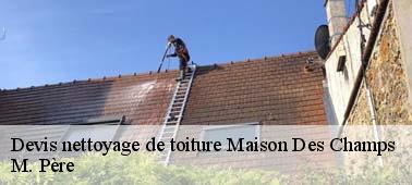 Toujours à votre service pour réaliser le démoussage de votre toit à Maison Des Champs