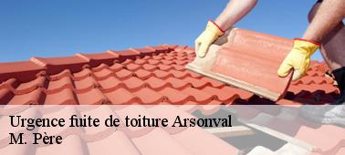 Intervention de dépannage fuite toiture à Arsonval 