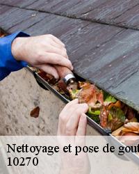 Les solutions qui se présentent pour le nettoyage de la gouttière d'une maison à Courteranges dans le 10270