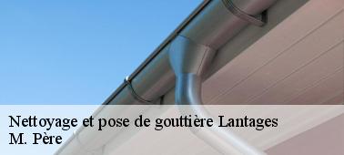 Les éléments qui vont sécuriser les travaux de nettoyage de la gouttière à Lantages dans le 10210