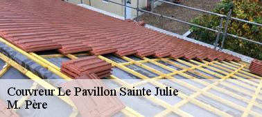 Les dispositifs qui vont servir à l'accession à la partie supérieure de la maison pour le nettoyage de la toiture à Le Pavillon Sainte Julie dans le 10350