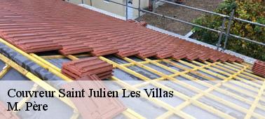 Les différents travaux classés parmi les travaux de zinguerie par la société M. Père à Saint Julien Les Villas dans le 10800